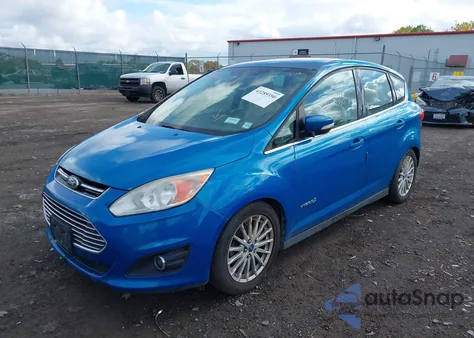 2013 Ford C-Max Hybrid Sel из США, поврежденный, VIN 1FADP5BU1DL550702
